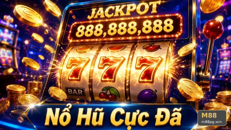 Kinh nghiệm casino M88 Vệt sáng viền jackpot trên guồng slot: