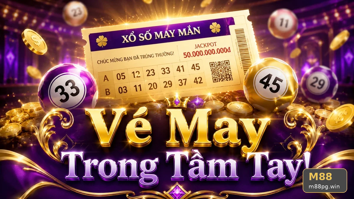 Quên ngày mở thưởng trên vé số: Ba bước đối chiếu kết quả xổ số M88